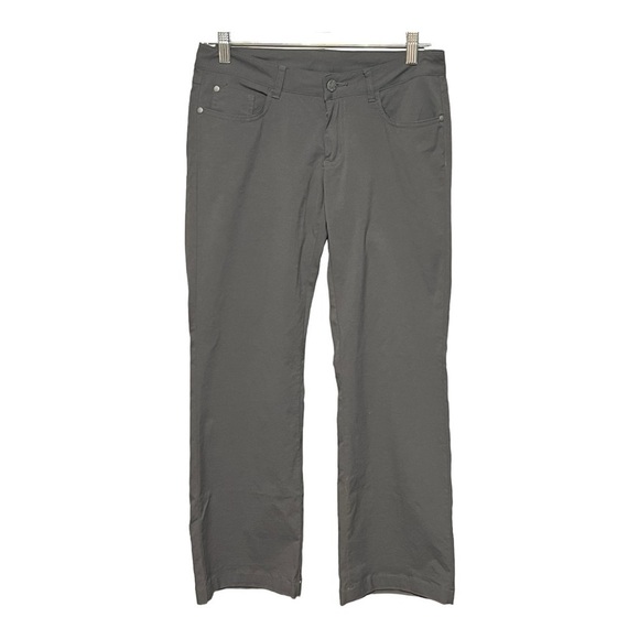 PrAna Breathe Straight Leg Pant Women’s Size 2 Gray Outdoors Hiking Athlesiure - Picture 2 of 8
